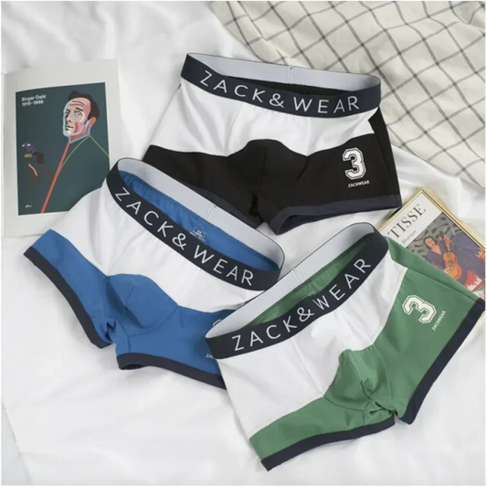 Pack Of 8 | Cotton Letter Printed Men Boxer Underwear