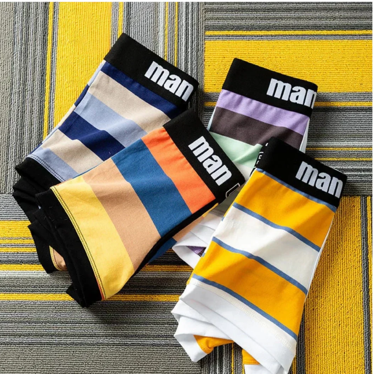 Cotton Print Men Boxer Underwear ( Buy 4 Get 4 free )