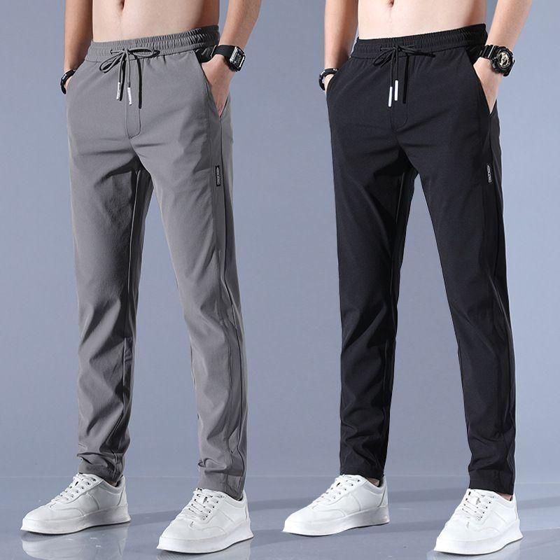 š„Buy1 Get 1 Freeš„š¤©PREMIUM MEN'S HIGH STRETCH SKINNY LYCRA PANTS(Black & Gray) š„