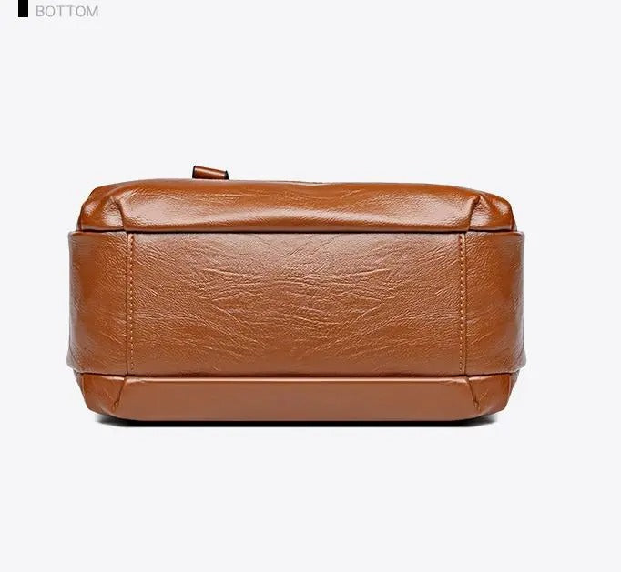 Retro Large Capacity Multi Layer Shoulder Bag