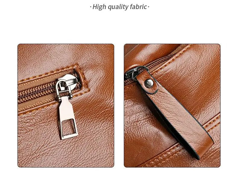 Retro Large Capacity Multi Layer Shoulder Bag