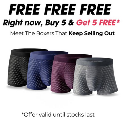 BAMBOO Inner Wear (PACK OF 10 BOXERS)