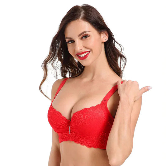 Lace Push Up Large Size Women Underwear Bralette