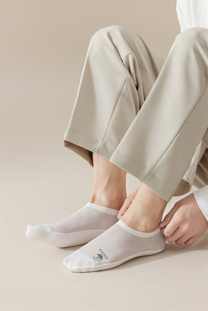 Summer Cool Comfort Socks: Breathable Mesh, Non-Slip Grip