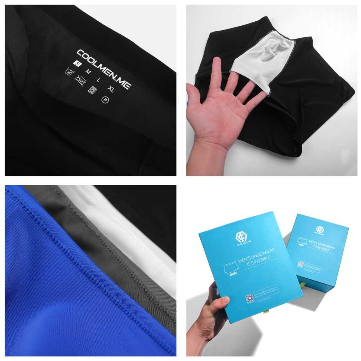 Comfy CoolMen Ice Silk Underwear (Buy 4 Get 4 Free ) | Random Colors