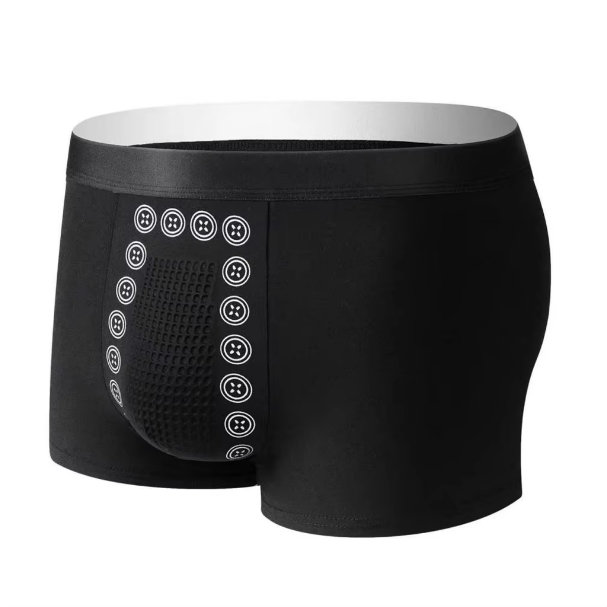 (6-Pack) Magnetic Therapy Men’s Boxer Briefs – Bamboo Comfort & Energetic Support | U-09
