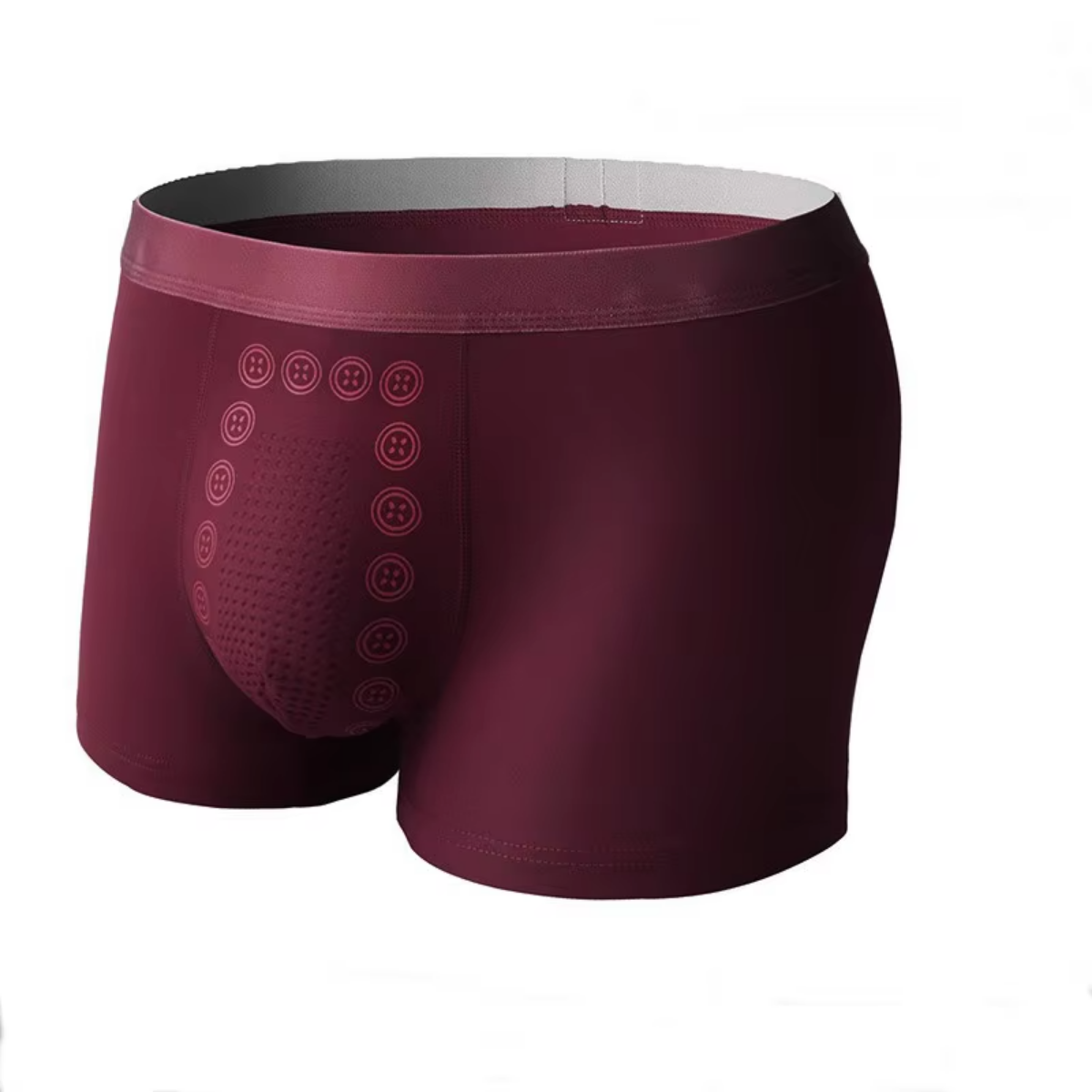 (6-Pack) Magnetic Therapy Men’s Boxer Briefs – Bamboo Comfort & Energetic Support | U-09