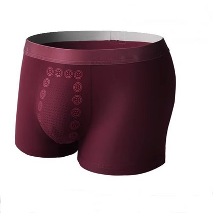 (6-Pack) Magnetic Therapy Men’s Boxer Briefs – Bamboo Comfort & Energetic Support | U-09