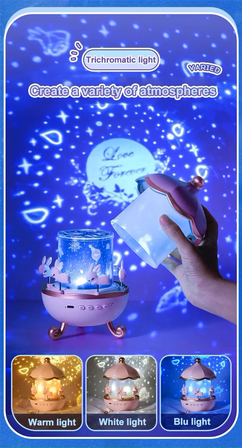 Magical 3-in-1 Starry Sky Projection Lamp – Create a Dreamy Atmosphere!
