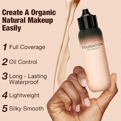 🔥🖤Black Friday Sale:66% OFF🔥Lightweight Waterproof Long-Lasting Natural Finish Foundation